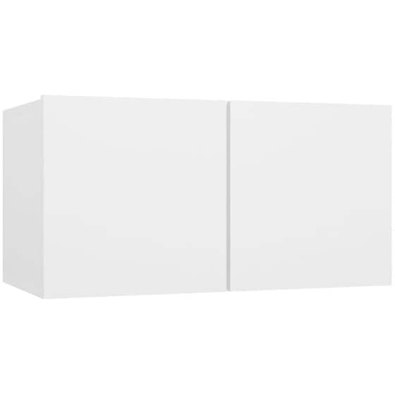 Έπιπλο Τηλεόρασης VidaXL Μοριοσανίδα 2 Τμχ 60x30x30cm - Λευκό image 3