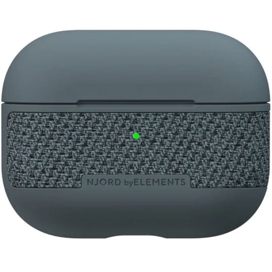 Θήκη Apple AirPods Pro - Njord Υφασμάτινη - Dark Grey image 2