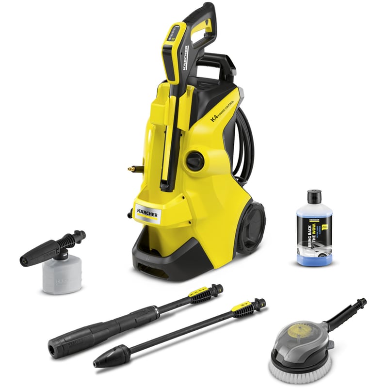 KARCHER Πλυστικό Μηχάνημα Υψηλής Πίεσης KARCHER K4 Power Control 1800 W Κίτρινο