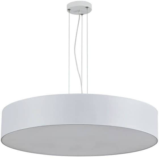 Φωτιστικό Οροφής Τρίφωτο Homelighting Cozy 77-8239 Υφασμάτινο - Λευκό image 0