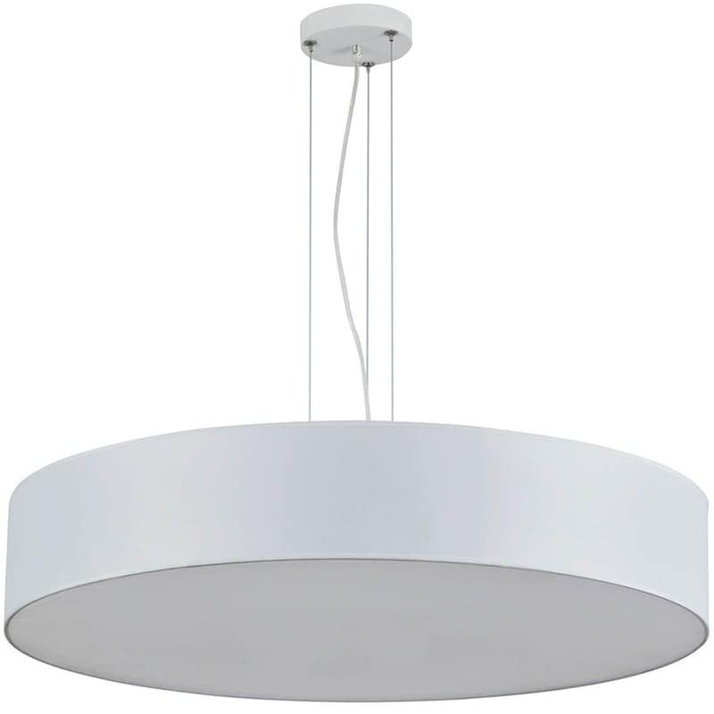 Φωτιστικό Οροφής Τρίφωτο Homelighting Cozy 77-8239 Υφασμάτινο - Λευκό