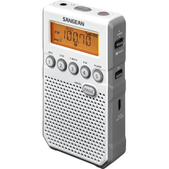 Φορητό Ραδιόφωνο Sangean DT-800W - Λευκό image 1