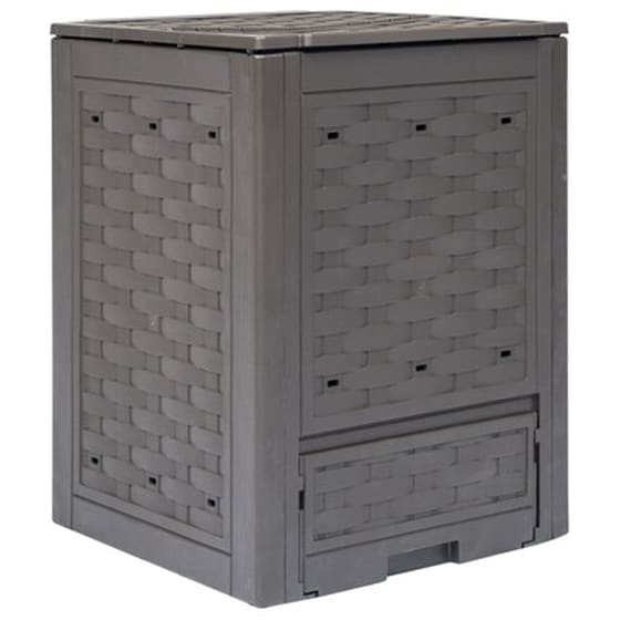 Vidaxl Κομποστοποιητής Κήπου Καφέ 60 X 60 X 83 Εκ. 300 Λίτρα image 1