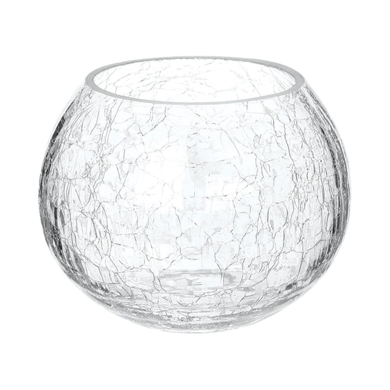 Κηροπήγιο Spitishop A-s Crack 116039 Γυάλινο 12x9.5cm - Διάφανο image 0