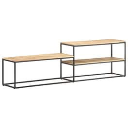 Έπιπλο Τηλεόρασης VidaXL από Ξύλο Μάνγκο 180x30x50cm  - Kαφέ