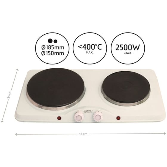 FIRST AUSTRIA FA-5083-4 2500 W Λευκό Επιτραπέζια Εστία image 4