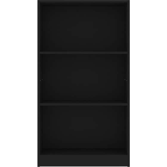 Βιβλιοθήκη VidaXL από Μοριοσανίδα 60x24x109 cm - Μαύρο image 3