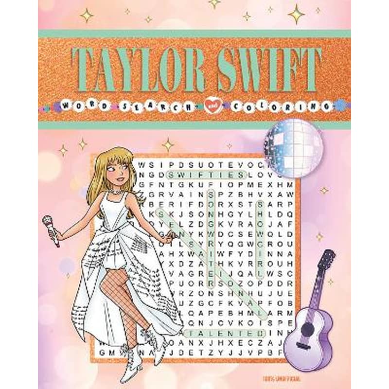 Taylor Swift Word Search and Coloring