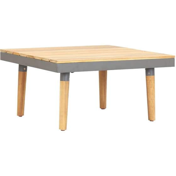 Τραπέζι Εξωτερικού Χώρου VidaXL από Ξύλο 60x60x31.5 cm - Καφέ image 0