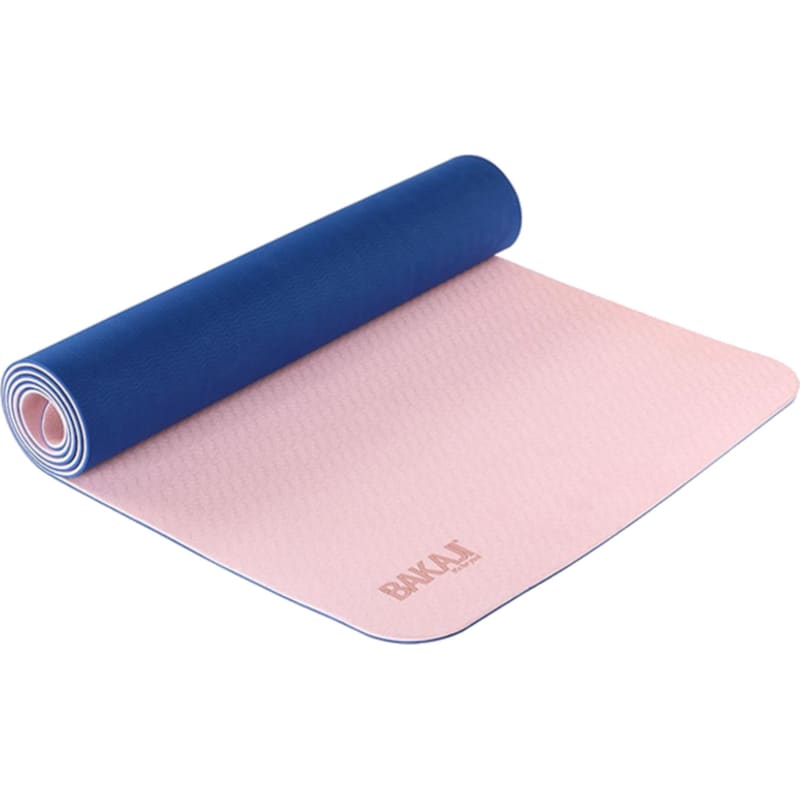 BAKAJI Στρώμα Γυμναστικής Yoga - Pilates Bakaji 02837807 183x61x0.6 cm Αδιάβροχο - Ροζ/ Μπλε