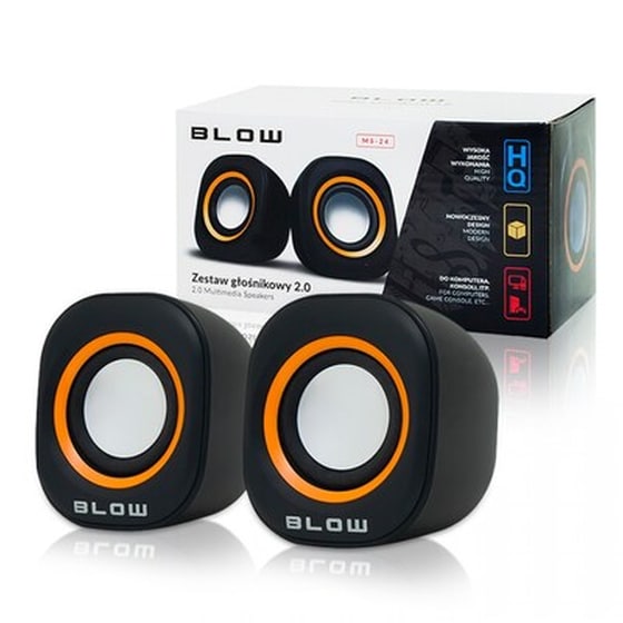 Ηχεία Υπολογιστή Computer Speaker 2.0 - Blow Ms-24 image 1