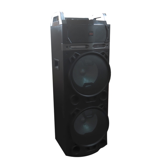 Party Speaker Aiwa KBTUS-900 Earthquake 100W Karaoke με Ασύρματα Μικρόφωνα - Μαύρο image 4