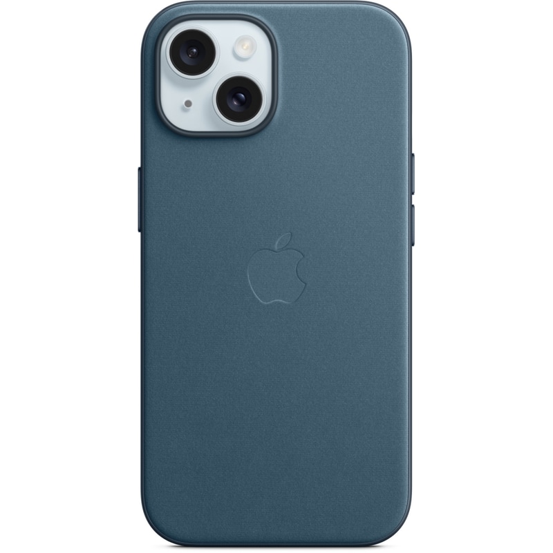 APPLE Θήκη Apple iPhone 15 - Apple FineWoven Case with MagSafe - Pacific Blue