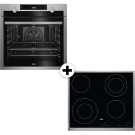 AEG 634021XB & BEE435111M 72 Lt - Inox Eντοιχιζόμενο Σετ Φούρνος και Εστία