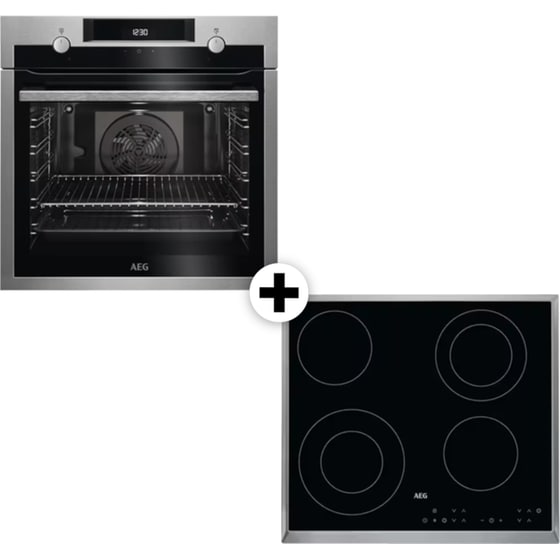 AEG 634021XB & BEE435111M 72 Lt - Inox Eντοιχιζόμενο Σετ Φούρνος και Εστία image 0