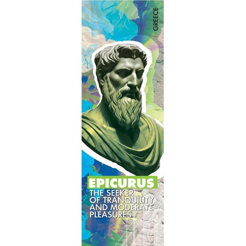 Σελιδοδείκτης Πεδίο Philosophers Epicurus - Σετ (12 Τεμάχια)