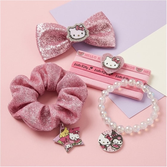 Τσαντάκι Cerda Beauty με Αξεσουάρ Hello Kitty and Friends image 3