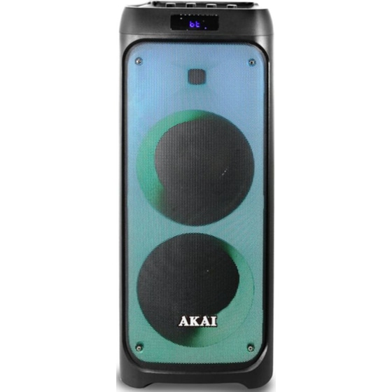Party Speaker Akai Party Box 260 50W Karaoke - Μαύρο image 1