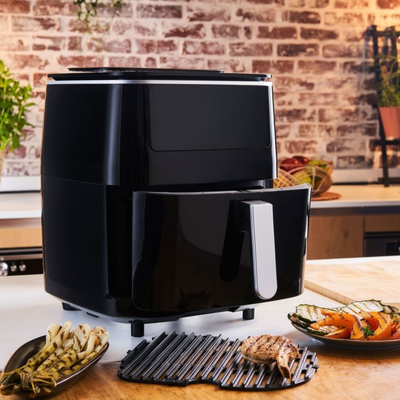 TEFAL FW2018 Easy Fry Grill & Steam 1700 W 6.5 L Μαύρη με Αποσπώμενο Κάδο Φριτέζα Αέρος image 3
