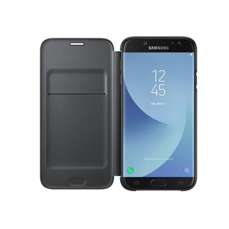 Θήκη Samsung Galaxy J7 2017 - Samsung Flip Wallet Μαύρο