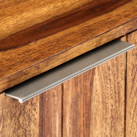 Έπιπλο Τηλεόρασης VidaXL Ξύλινο/Μεταλλικό 140x30x40cm - Καφέ/Μαύρο image 4