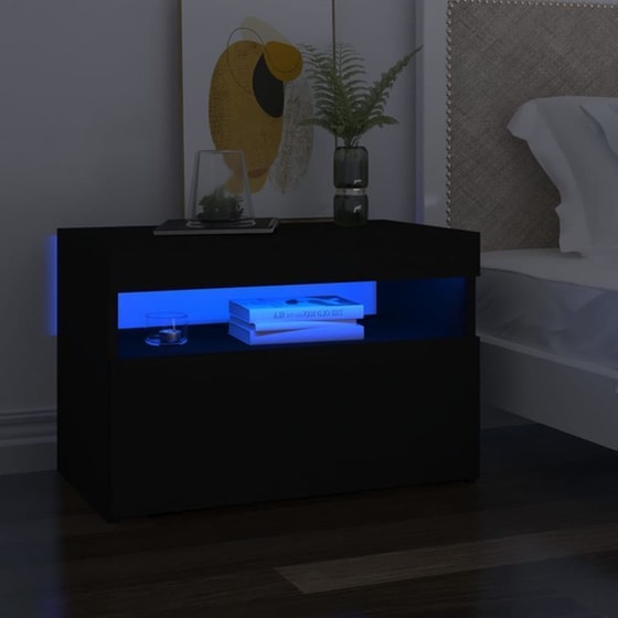 Έπιπλα Τηλεόρασης VidaXL Μοριοσανίδα 2 Τμχ 60x35x40cm - Μαύρο image 5