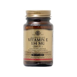 Solgar Vitamin E 134mg 200IU - 50 κάψουλες