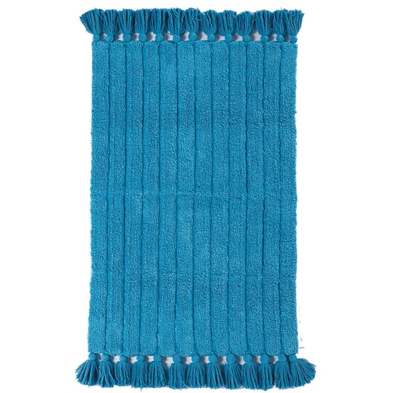 Πατάκι Μπάνιου Kentia Loft Nova Ορθογώνιο Βαμβακερό 60x90 cm - Μπλε image 0