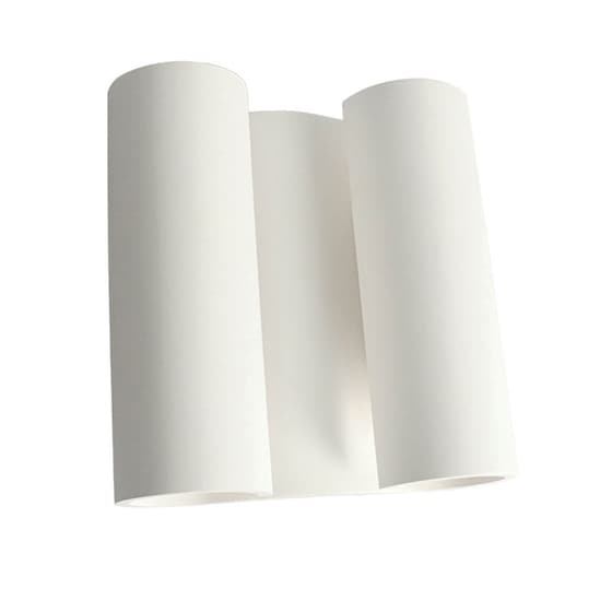 Απλίκα Τοίχου Aca Boek G85604w Γύψινη 23.6x9.8x25 cm - Λευκή image 0