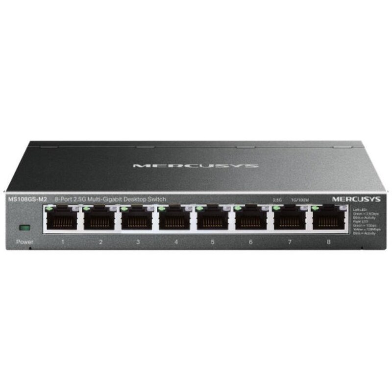 Mercusys MS108GS-M2 Network Switch Unmanaged L2 Gigabit Ethernet (1000 Mbps)