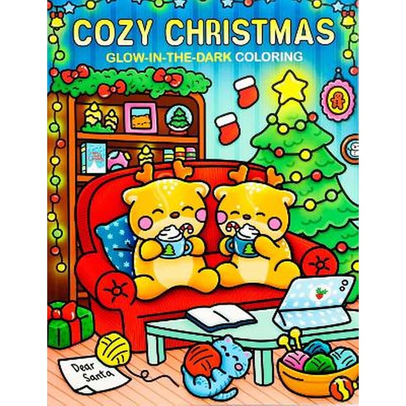 Cozy Christmas Glow-in-the-Dark Coloring