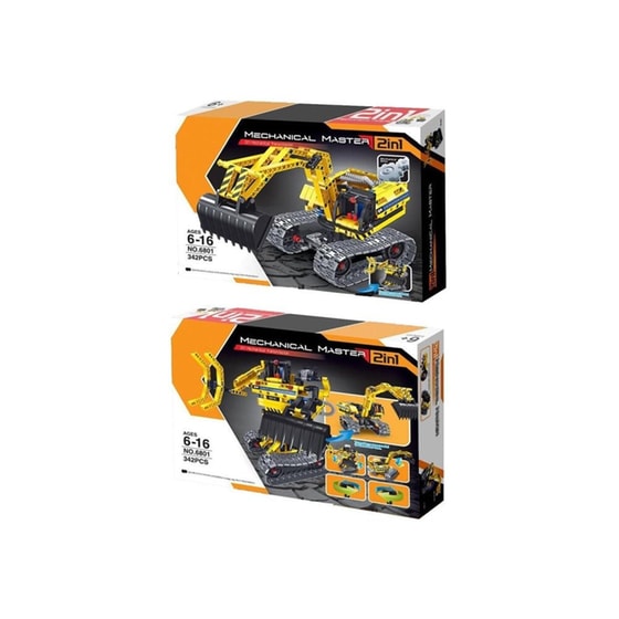 Mechanical Master 2 In 1 - Excavator And Robot (q6801) image 1
