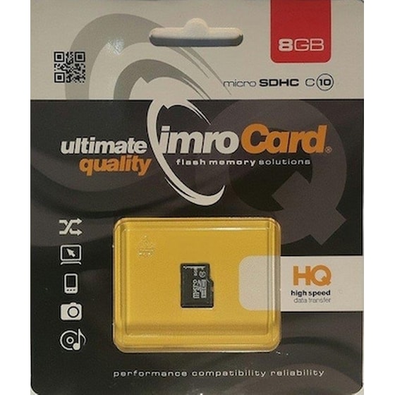 IMRO microSDHC 8GB Class 10 High Speed image 0