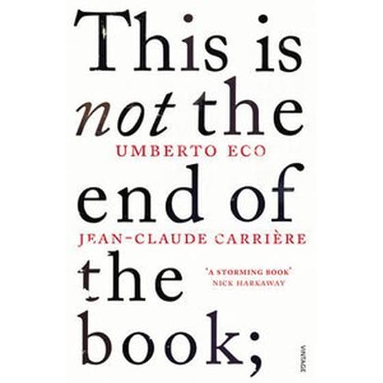 This is Not the End of the Book image 0