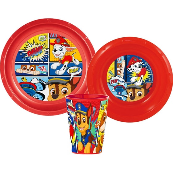 Παιδικό Σετ Φαγητού Gim 3 τμχ. Paw Patrol image 1