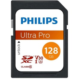 Philips Sdxc 128gb Class 10 U3 V30 A1 Uhs-i Με Αντάπτορα (fm12sd65b/00) (phifm12sd65b-00)