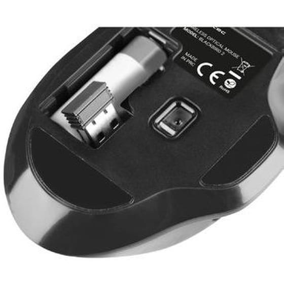 Natec Blackbird 2 Ποντίκι Ασύρματο Μαύρο/Γκρι image 3