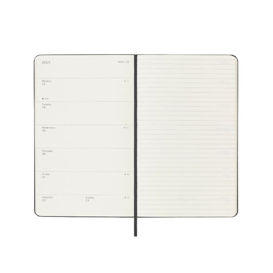 Ημερολόγιο Moleskine 2023 Εβδομαδιαίο 12M 13 x 21 cm Μαύρο image 3