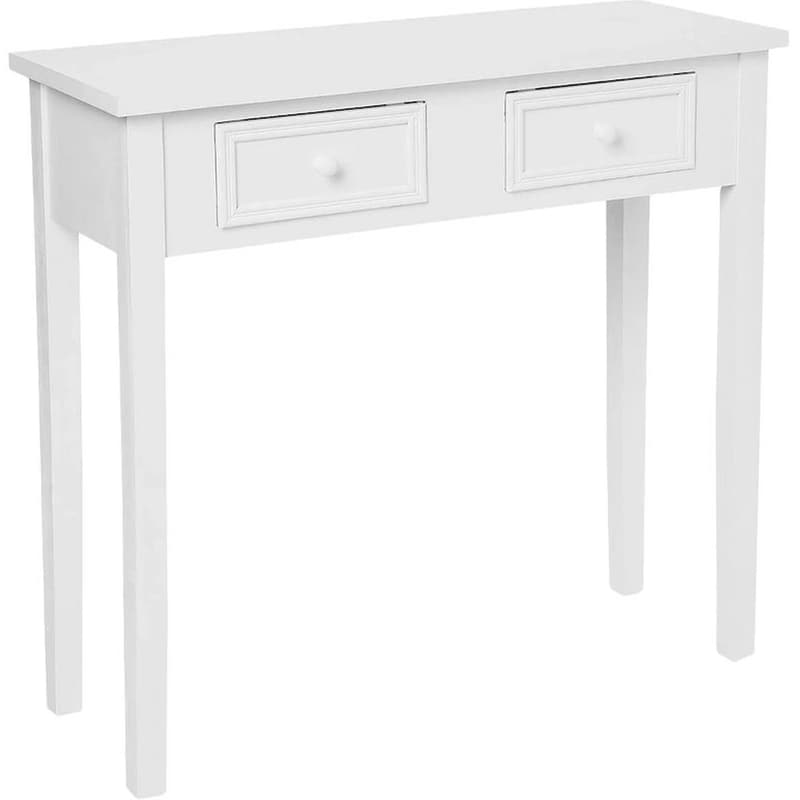SPITISHOP Κονσόλα Εισόδου Spitishop A-s Charme 102216b από Ξύλο/MDF 80x30x76cm - Λευκό