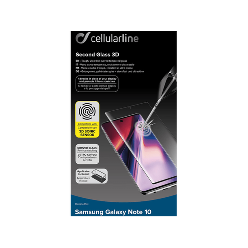 Προστατευτικό οθόνης Samsung Galaxy Note 10 - Volte-tel Tempered Glass 9H 0.3mm 2.5D Full Glue