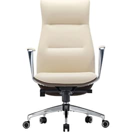 Καρέκλα Γραφείου Εργονομική Eureka Ergonomic ERK-OC08-OW από Δερματίνη - Λευκή