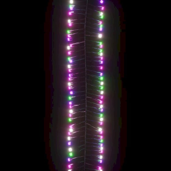 Λάμπακια Cluster Vidaxl Με 400 LED 7,4m Από Pvc - Παστέλ Πολύχρωμα image 5