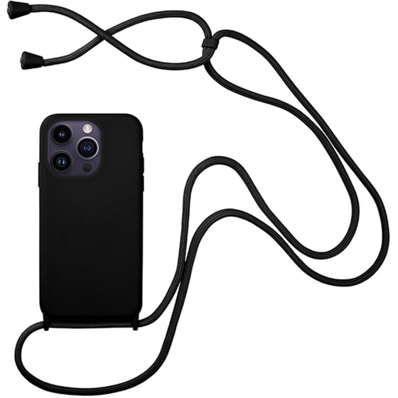 Θήκη Apple iPhone 14 Pro Max - My Colors CarryHang Strap - Μαύρο image 0
