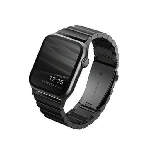 BAND LINK UNIQ APP WATCH 44/42MM STL BLK image 0
