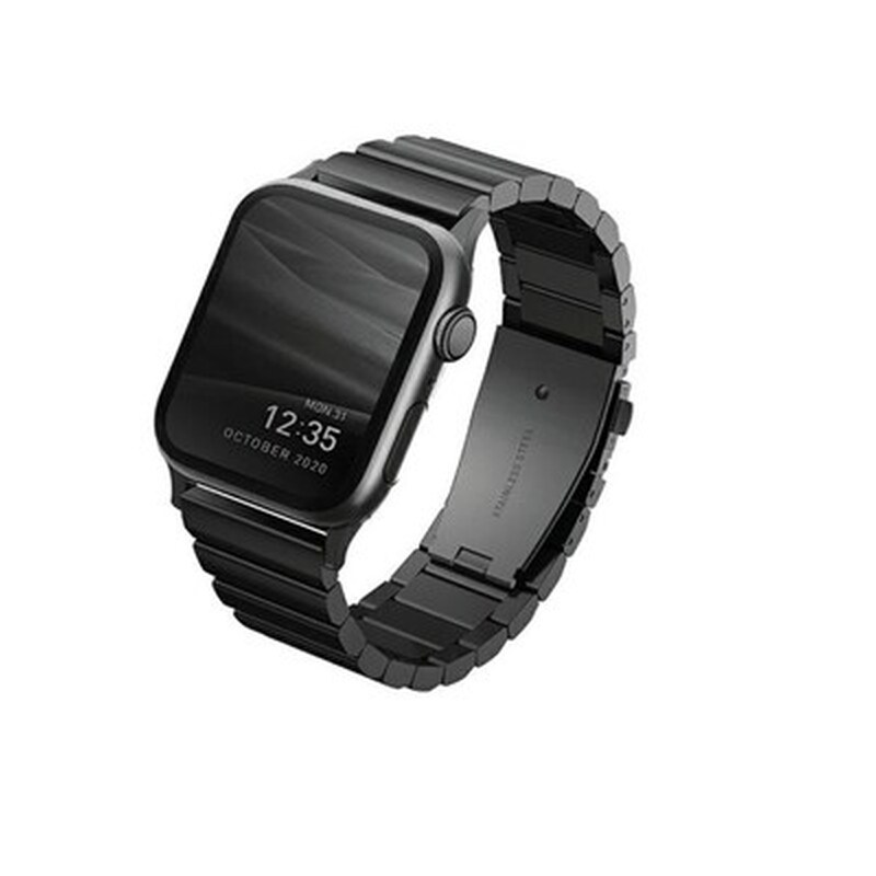 BAND LINK UNIQ APP WATCH 44/42MM STL BLK
