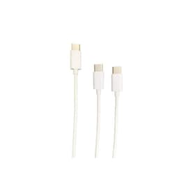 Steelplay Double Play & Charge Cable - Καλώδιο Διπλής Φόρτισης για PS5 - Λευκό