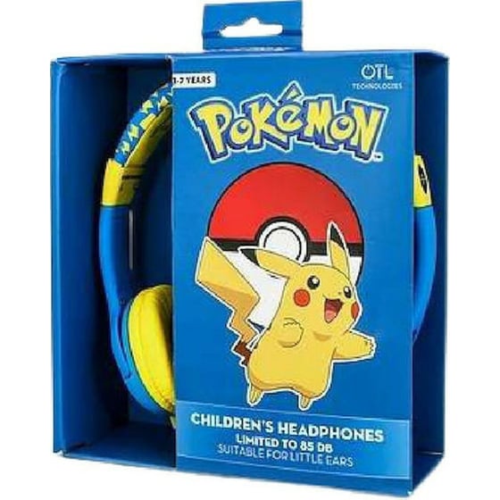 OTL Pokémon Pikachu Παιδικά Ακουστικά Κεφαλής - Κίτρινα/Μπλε image 4