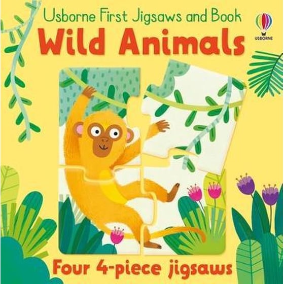 Usborne First Jigsaws And Book: Wild Animals image 0