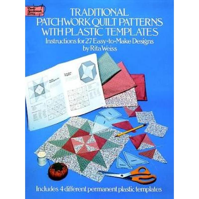 Traditional Patchwork Quilt Patterns with Plastic Templates