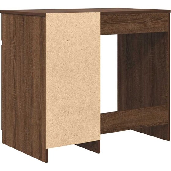Γραφείο VidaXL από Επεξεργασμένο Ξύλο 86x49x76 cm - Καφέ Δρυς image 7